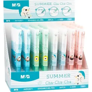 Pen MG Cha Cha erasable blue, pack of 40