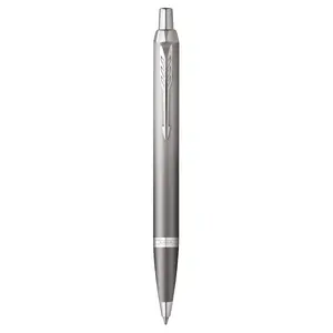 Fountain/ballpoint pen Parker IM Writing Rituals Grey — 1 pc, round body, grey ink, gift box