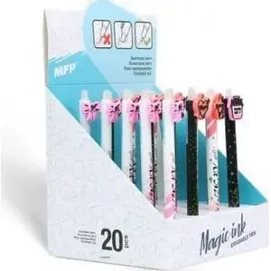 Gel erasable pen MFP paper Teen 0.5 mm blue — pack of 20