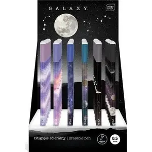 Pen set INTERDRUK Galaxy — erasable ballpoint pens, pack of 36