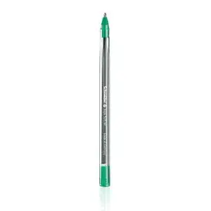 Ballpoint pen Schneider Electric Tops 505, transparent body, green ink, 1 pc