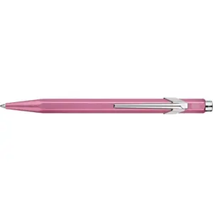 Bumbiņpildspalva Caran d'Ache 849 Colormat‑X M rozā — vidēja izmēra uzgali, modelis CD849‑091
