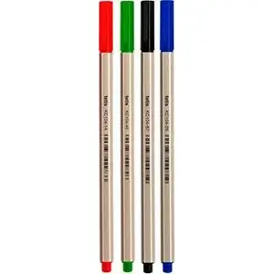 Hexagonal Colored Pencil Set Tetis 0.7 mm 4 colors, model 463937