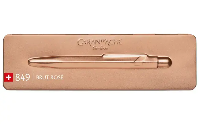 Ballpoint pen Caran d`Arche 849 BRUT ROSÉ Photo 3