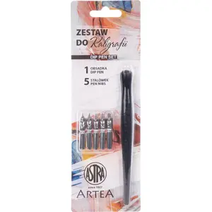 Calligraphy Set Astra Artea with 5 Nibs and Holder RA18AST