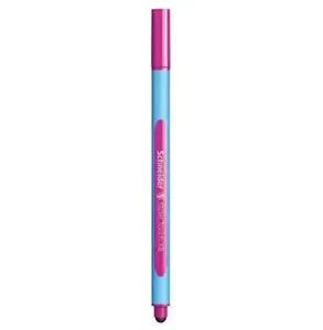 Stick ballpoint pen Schneider Electric Slider Touch Pink — Extra Bold tip, pink ink, plastic barrel