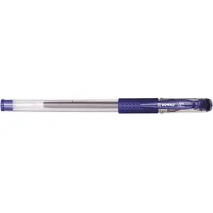 Ballpoint pen Donau model 7342001PL-10 — blue ink, stick design, pack information not specified