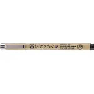 Линер BRUYNZEEL SAKURA Pigma Micron 0,7 мм чёрный — архивные чернила, модель BS-XSDK1249