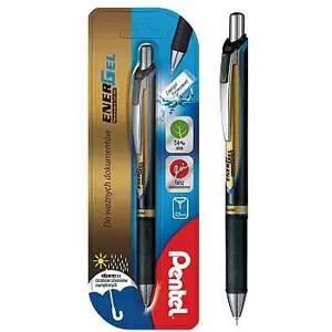 Lodīšu pildspalva No name EnerGel 0,5 mm zila tinte