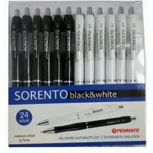 Penmate ballpoint pen Sorento Black & White by Penmate