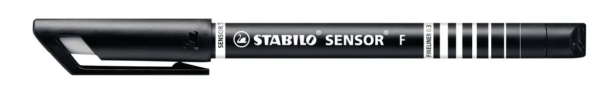 Stabilo SENSOR fine finelainera — melna 0,3 mm Photo 2