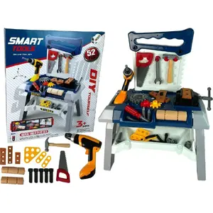 Набор детских инструментов LEANToys Zestaw Majsterkowicza с игрушечной дрелью – LEANToys 515243