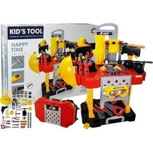 Children’s 3-in-1 Battery-Powered Tool Set LEANToys 85 Pieces Case Workshop 56 cm
