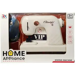 Battery-powered sewing machine Swede — compact portable model, battery operation for home and travel