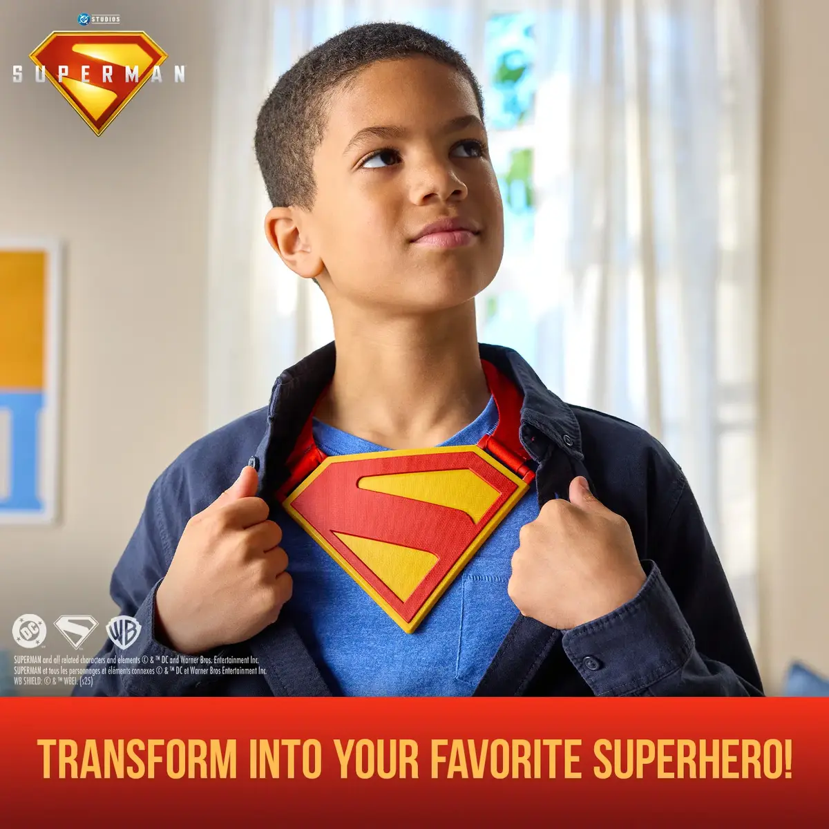 Superman Power Cape Set — kids fancy costume (4+) Photo 2