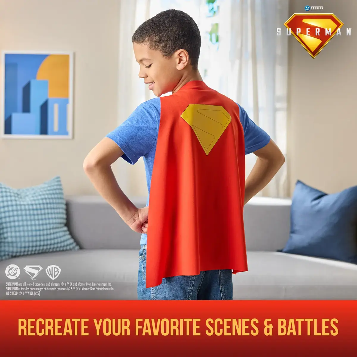 Superman Power Cape Set — kids fancy costume (4+) Photo 3