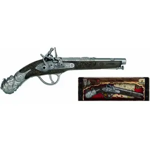 Metāla pirātu pistole Gonher modelis 239863 - metāla rotaļu ierocis