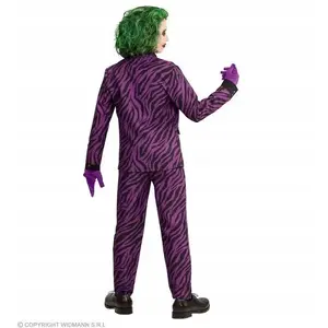 Costume WIDMANN Evil Joker — adult size, full outfit for carnival and Halloween