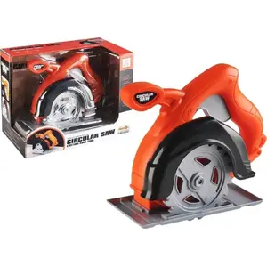 Circular Saw Toy LEANToys L-12584-0, orange — children’s pretend-play tool