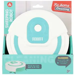 Robot vacuum mega creative HJ616 — compact cordless floor cleaner 19×20×6 cm