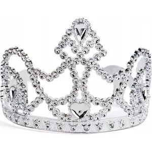 TEKA Tiara księżniczki srebrna — decorative silver tiara, model 591329
