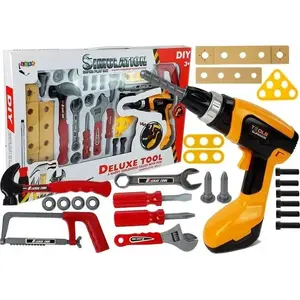Tool Set LEAN Sport 29-piece for DIY including drill, hammer, saw