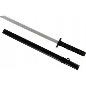 Wooden Toy Sword LEANToys Black Prop for Knight 73 cm