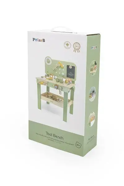viga toys PolarB Tool Bench koka bērnu darbagalds Photo 3
