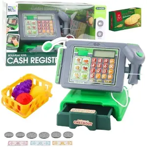 LEANToys cash register toy with light and sound — interactive play till
