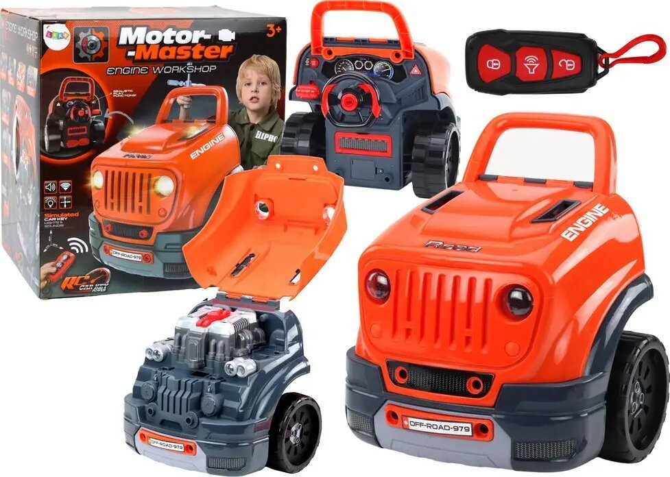 Rotaļu dzinēja darbnīcas komplekts LEANToys 17187