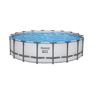 Framed Above-Ground Pool Bestway Steel Pro MAX Round 5.49 m x 1.32 m, 26,000 L, 220–240 V pump