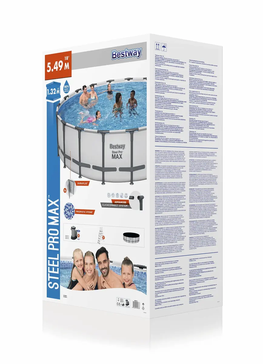 Bestway Steel Pro MAX Round Pool 5.49 m x 1.32 m Photo 9