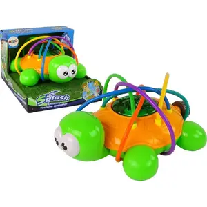 Garden water fountain toy LEANToys Turtle model 15705 — green, plastic, pump-required
