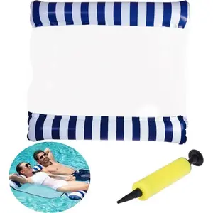 Inflatable Hammock Air Mattress Jokomisiada SP0766 with Mesh for Pool and Beach