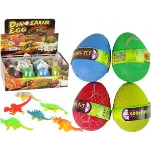 Игрушка LEANToys «Волшебное яйцо динозавра» для вылупления, вырастает от 6 см, цветное