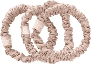Набор резинок для волос Philip B. Petite Champagne Scrunchie — 3 шт., эластичные scrunchie