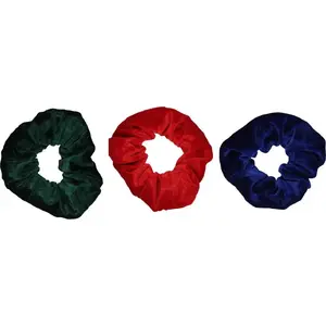 Hair accessory elastic scrunchie Donegal FA-5740 mix of colors, 1 piece