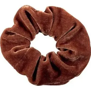 Резинка для волос TOP CHOICE Velvet светло‑коричневая — 1 шт. (6522777)