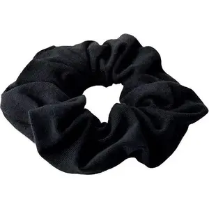 Hair scrunchie Anwen ANWEN_Scrunchie cotton black – fabric hair tie, elastic accessory