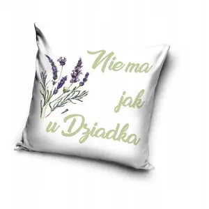 Cushion Cover 40x40 cm carbotex — Day of Grandpa design (printed wishes)