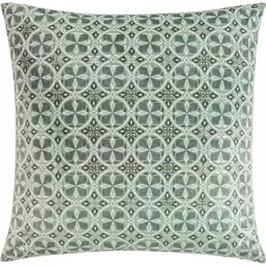 Velvet cushion cover Douceur d`Interieur JOAN art deco print 60 x 60 cm