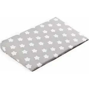 Pillowcase Sensillo for wedge pillow 38x60 cm — grey stars