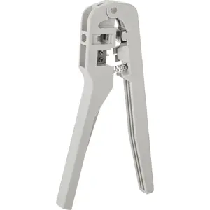 Crimping tool for 6P4C telephone plugs, plastic handle, No name NAR0013