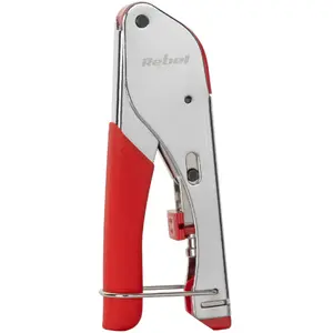 Compression crimper for F-type connectors Rebel Tools RB-1018 for RG59 and RG6 cables