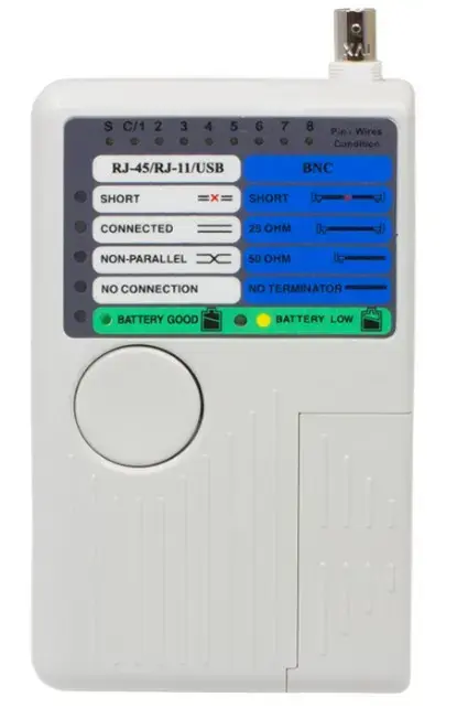 Alcasa GC-N0097 — тестер кабелей UTP/STP Photo 2