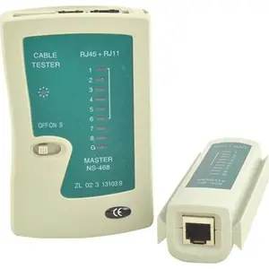 Kabeļu testeris Iso Trade LEC-NAR0164 priekš RJ45, RJ11, RJ12 (modelis 867-uniw)