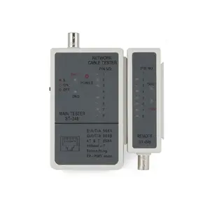 Network cable tester GEMBIRD NCT-1 — RJ-45 and RG-58 tester, 9V, white
