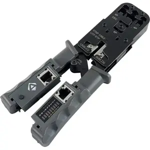 Crimping Tool Alantec ML Zaciskarka NI055 for RJ45 RJ11 RJ12 4P 6P 8P with Built-in LAN Tester