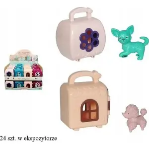 Soft toy TEKA Transporter z zwierzątkiem MIX plush animal carrier toy