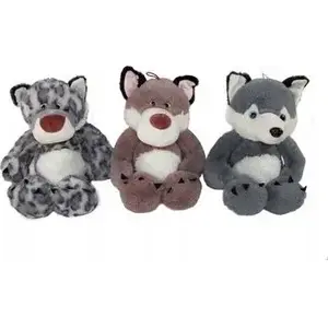 Plush Sitting Animal Toy Sunday PLUSZAK ZWIERZETA 25 cm (mix) - soft stuffed figure